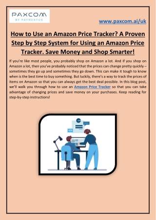 How to Use an Amazon Price Tracker? A Proven Step By Step System For Using an Am