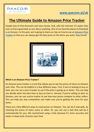 The Ultimate Guide to Amazon Price Tracker