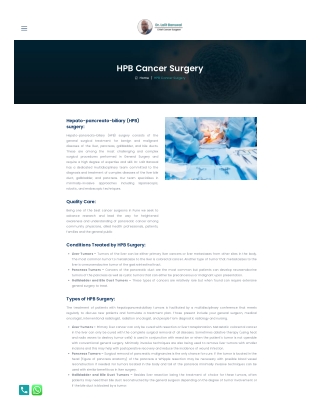 HPB Cancer Surgery-Dr Lalit Banswal-Surgical Oncologist-Cancer Specialist in Undri Pune