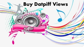 Enhance your Mixtape Popularity on Datpiff