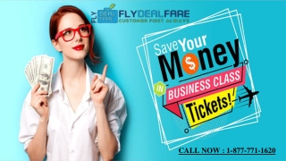 Save Your Money In Business Class Tickets to India