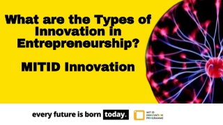 Types of Innovation in Entrepreneurship - MIT ID Innovation