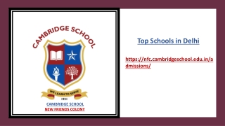 Top Schools in Delhi