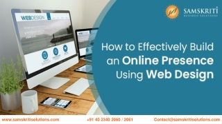 How to Effectively Build an Online Presence Using Web Design
