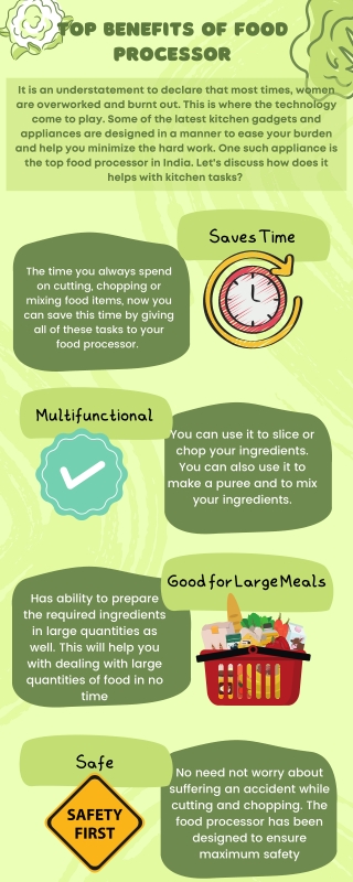 Top Benefits Of Food Processor