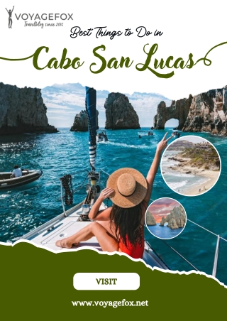 Best Things to Do in Cabo San Lucas | Voyagefox