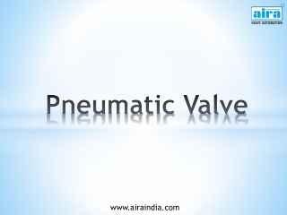 Pneumatic Valve