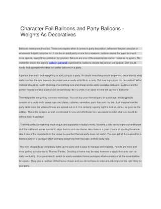 Welcome to Baloni, Balloon Garlands and More