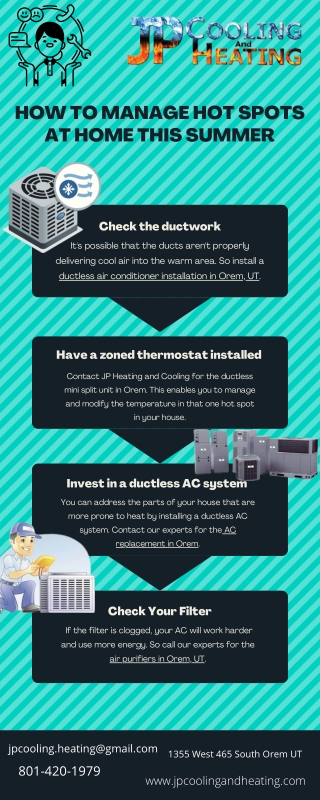 How to Manage Hot Spots at Home This Summer