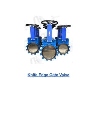 Knife Edge Gate Valve