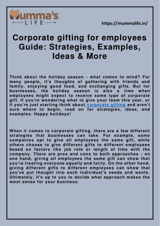 Corporate gifting for employees Guide Strategies, Examples, Ideas & More