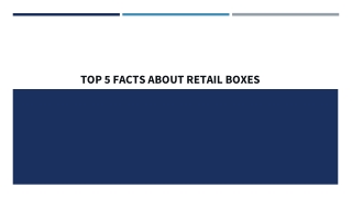 Top 5 Facts About Retail Boxes