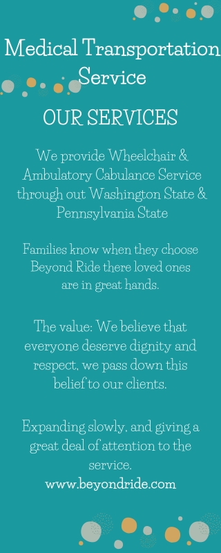 Medical Transportation Service  Beyond Ride Info