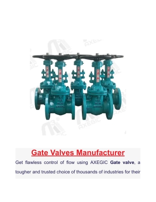 GATE VALVES