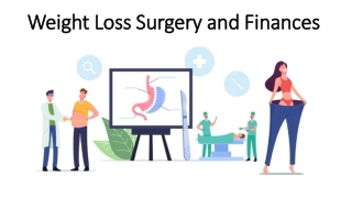 Weight Loss Surgery and Finances