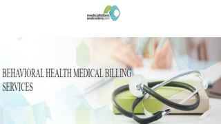 BEHAVIORAL HEALTH MEDICAL BILLING SERVICES