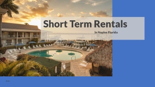 Short Term Rentals In Naples Florida