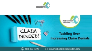 Tackling Ever Increasing Claim Denials