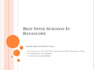 Spine Surgeon