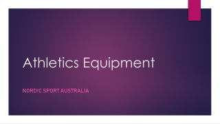 Points to Consider Before Buying Athletics Equipment