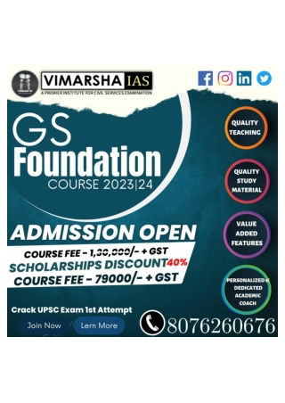 Best IAS Coaching In Delhi Vimarsha IAS