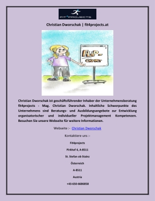 Christian Dworschak | fit4projects.at
