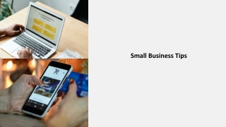 Best Small Business Tips And Ideas