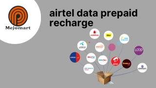 airtel data prepaid recharge..