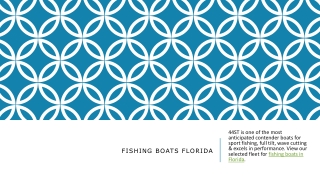 Fishing Boats Florida