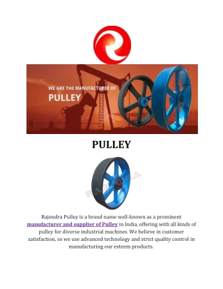 PULLEY Gujarat