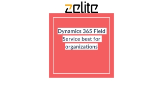 Dynamics 365 Field Service