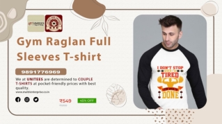 Gym Raglan Full Sleeves T-shirt - Maitri Enterprise