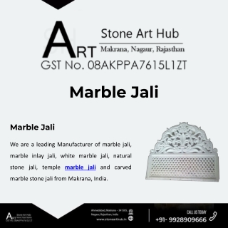 Marble Jali - CALL NOW 9928909666