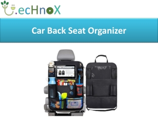 Car Back Seat Organizer