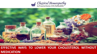 Effective Ways to Lower Your Cholesterol Without Medication