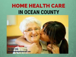 Home Health Care in Ocean County