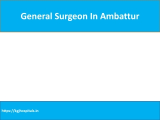 Gastro Doctor In Ambattur