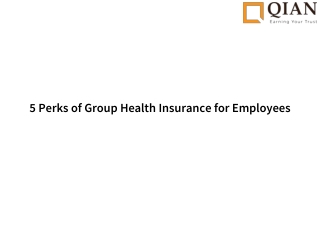 5 Perks of Group Health Insurance for Employees