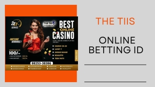 Online Betting Id | The TIIS