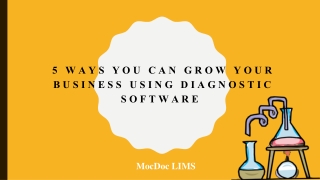 5 Ways You Can Grow Your Business Using Diagnostic software 