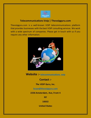 Telecommunications Voip  Thevoipguru