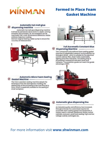 FIPFG PU injection machine | Formed In Place Foam Gasket Machine