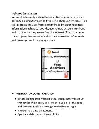 webroot installation