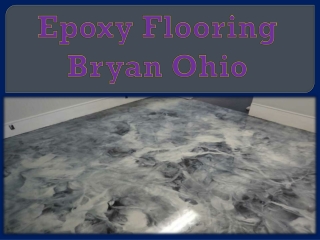 Epoxy Flooring Bryan Ohio