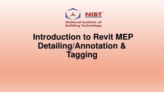 Introduction to Revit MEP Detailing/Annotation & Tagging
