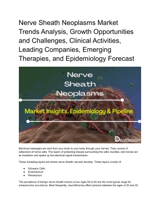 Nerve Sheath Neoplasms Market Insights and Eoidemioloogy Forecast