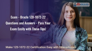 Exam - Oracle 1Z0-1072-22 Q & A - Pass Your Exam Easily with These Tips!