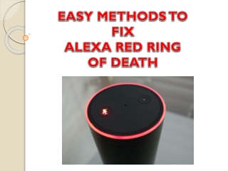 Fix Alexa Red Ring of Death Issue:  1-872-888-1589