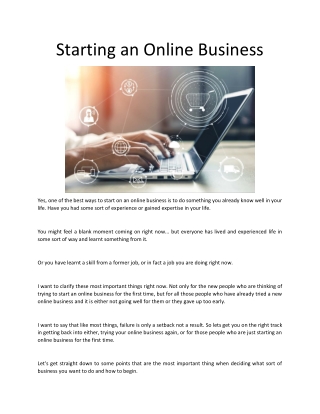 Starting an Online Business .pdf