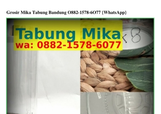 Grosir Mika Tabung Bandung Ô88ᒿ-l578-ϬÔ77(whatsApp)